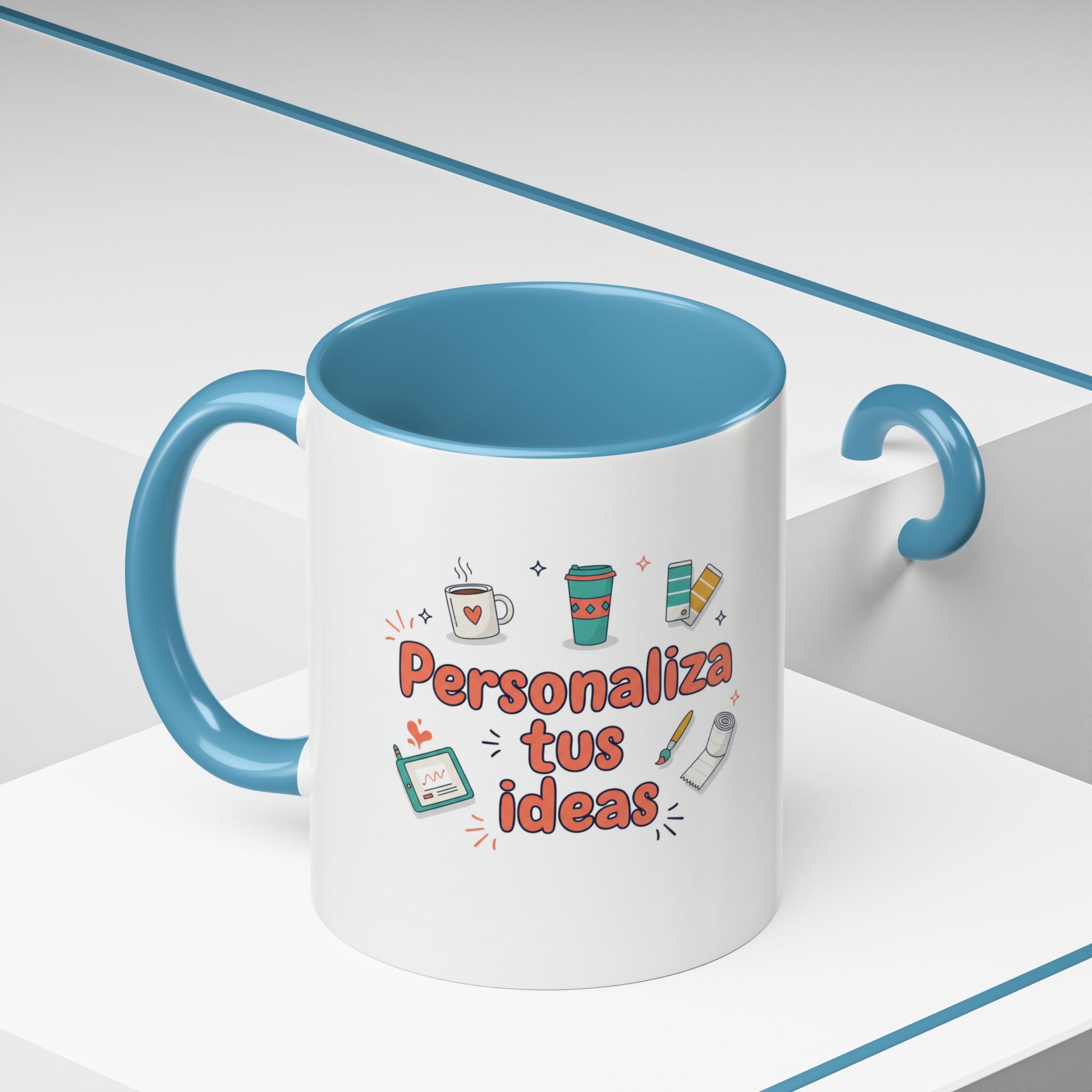 Personaliza tus ideas Coffee Mug — Customizable Accent Coffee Cup (11/15oz)