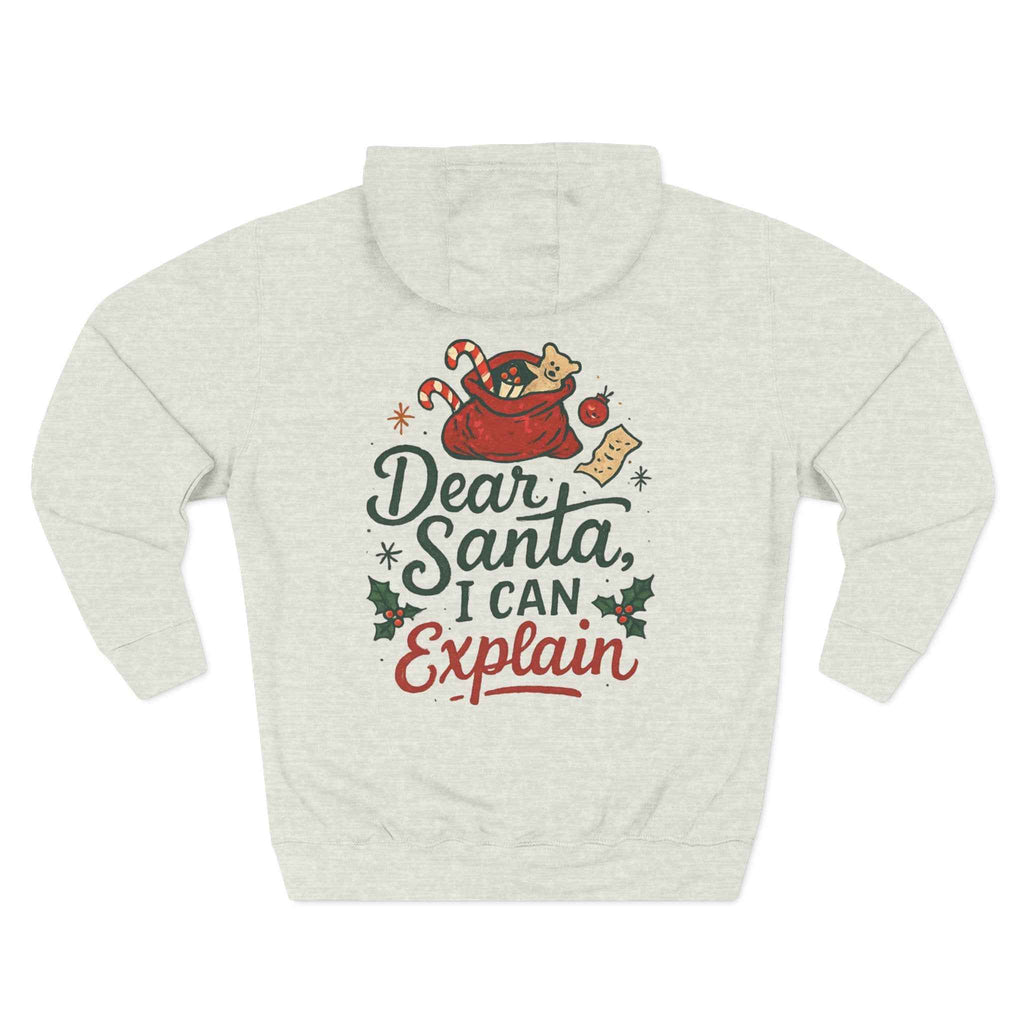 🎅 Dear Santa I Can Explain Funny Christmas Hoodie | Cute Holiday Sweatshirt