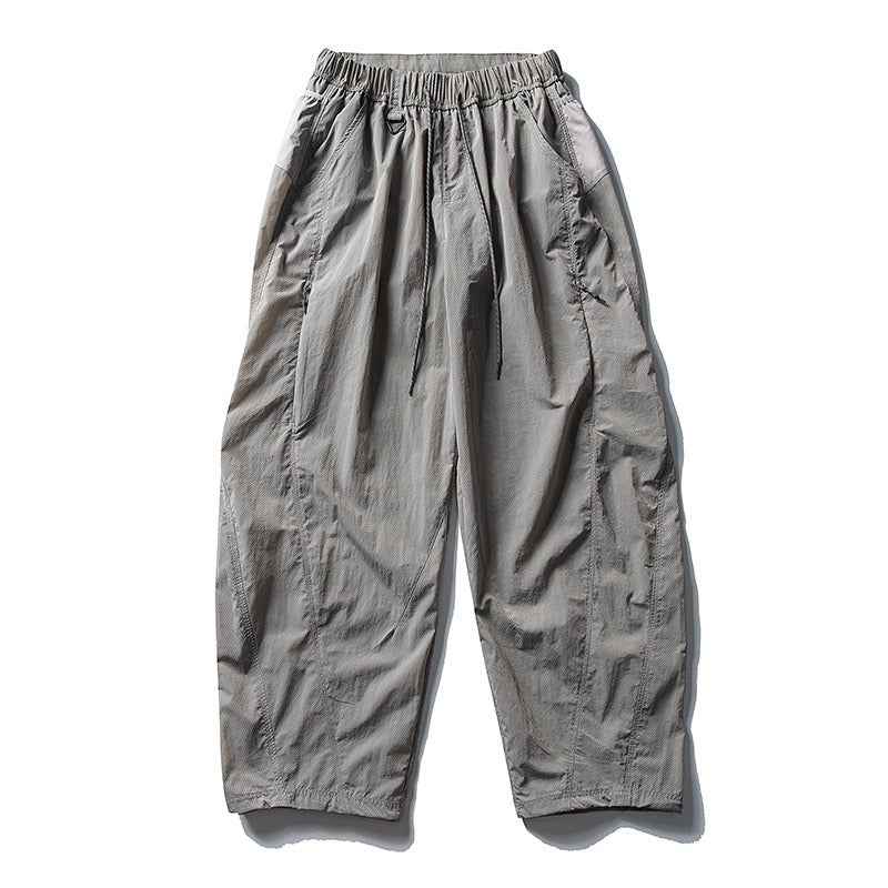 Fleece-Lined Quick-Dry Paratrooper Cargo Pants Water-Repellent Outdoor Joggers