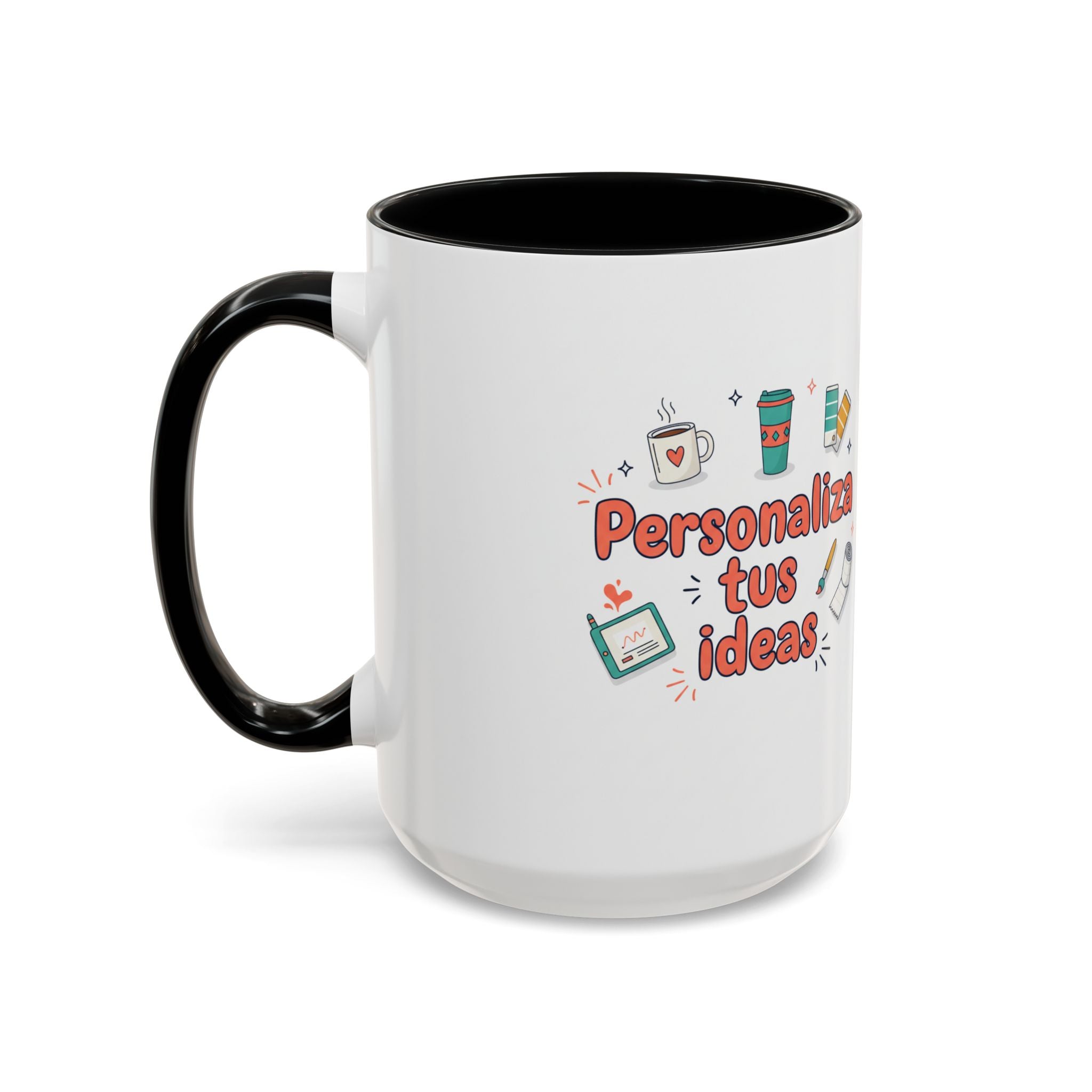 Personaliza tus ideas Coffee Mug — Customizable Accent Coffee Cup (11/15oz)