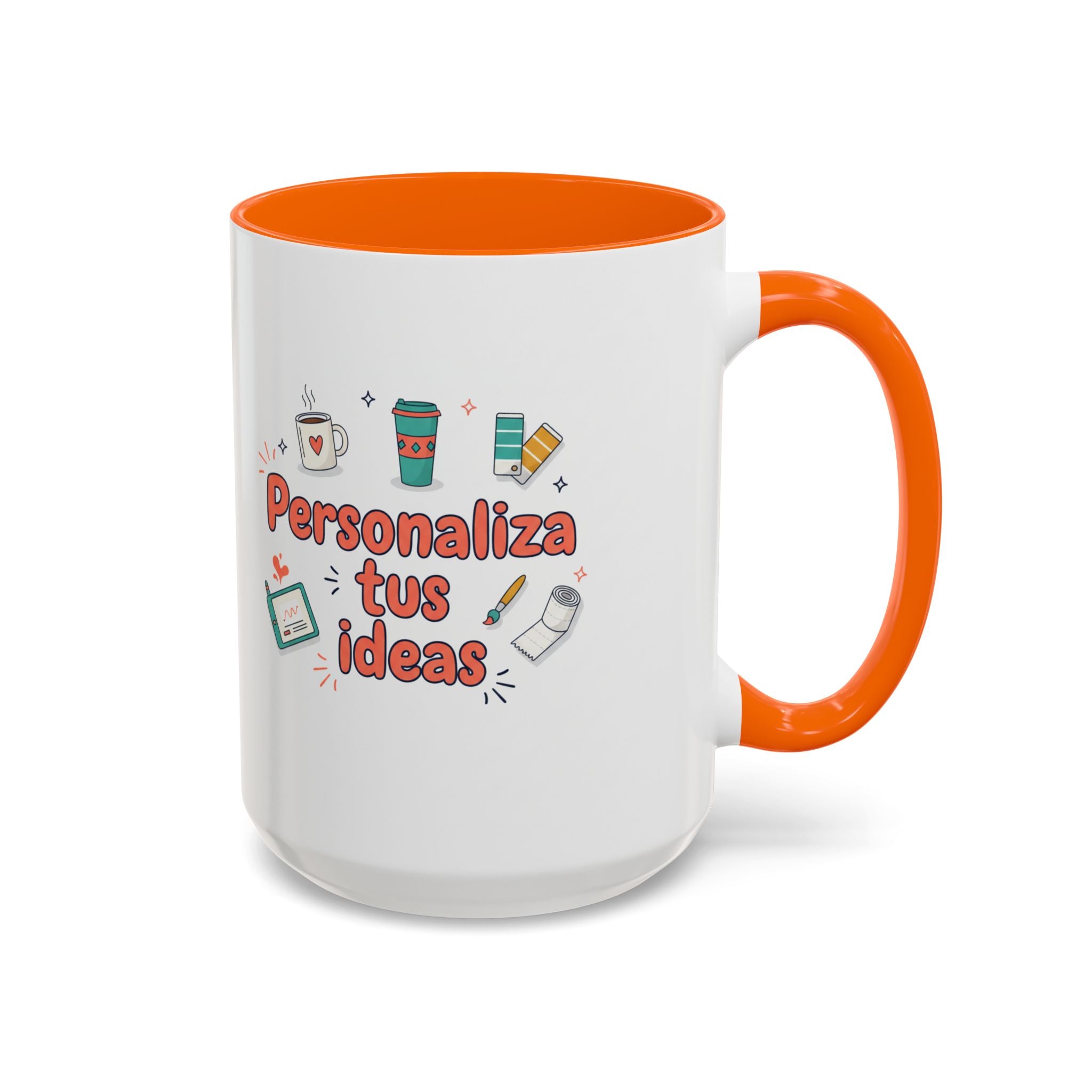 Personaliza tus ideas Coffee Mug — Customizable Accent Coffee Cup (11/15oz)