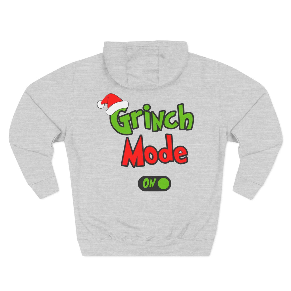 Grinch mode on Christmas Hoodie | Cozy Holiday Sweatshirt for Men & Women | Grinchmas Gift Idea
