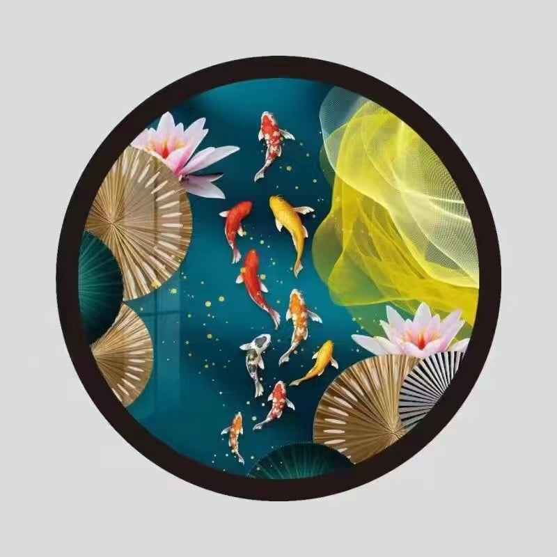 Led Wall Lamp New Chinese Style Wall Painting Simple Lamps