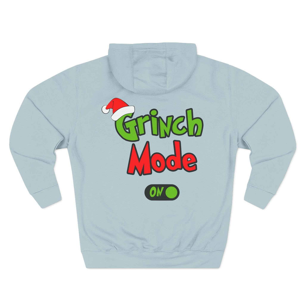 Grinch mode on Christmas Hoodie | Cozy Holiday Sweatshirt for Men & Women | Grinchmas Gift Idea