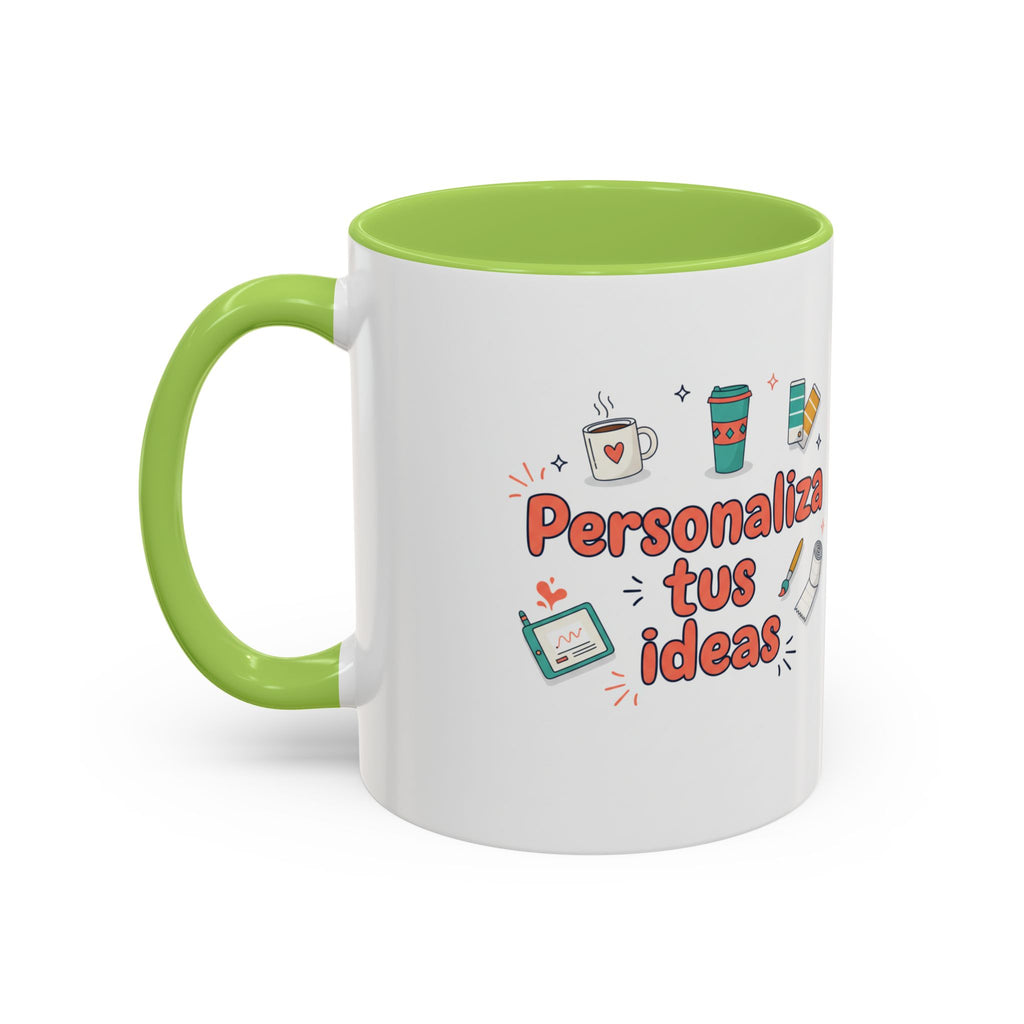 Personaliza tus ideas Coffee Mug — Customizable Accent Coffee Cup (11/15oz)