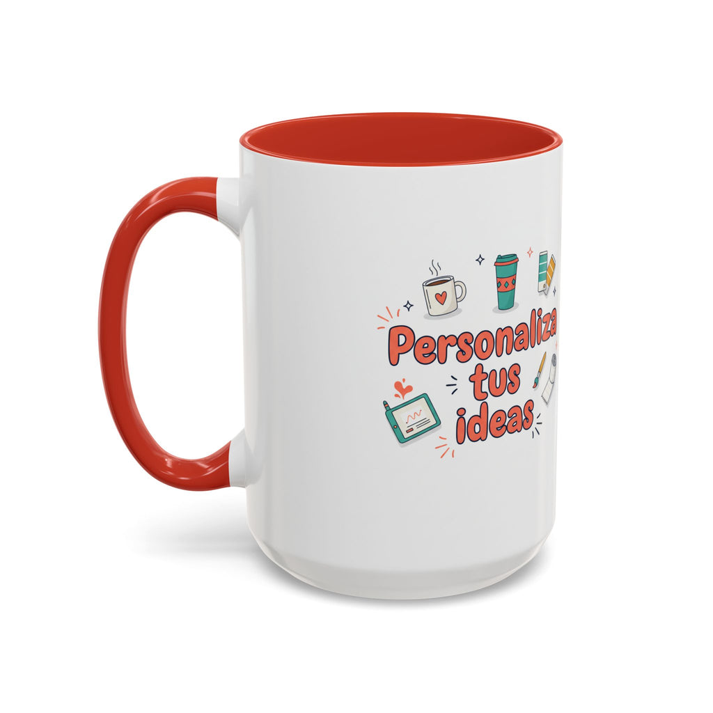 Personaliza tus ideas Coffee Mug — Customizable Accent Coffee Cup (11/15oz)