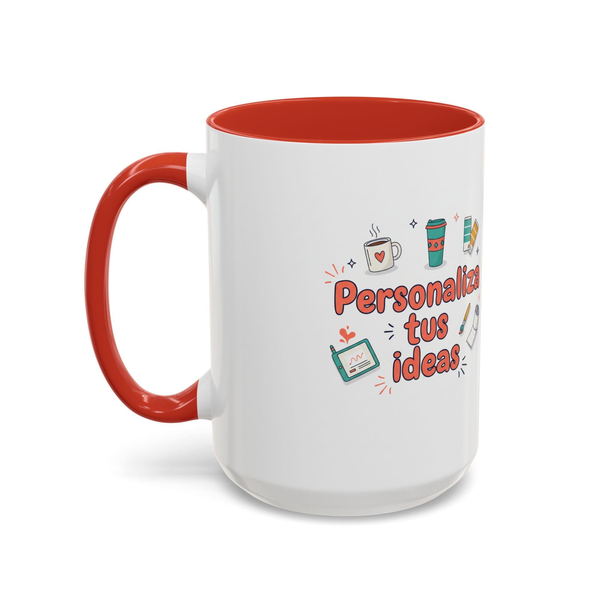 Personaliza tus ideas Coffee Mug — Customizable Accent Coffee Cup (11/15oz)