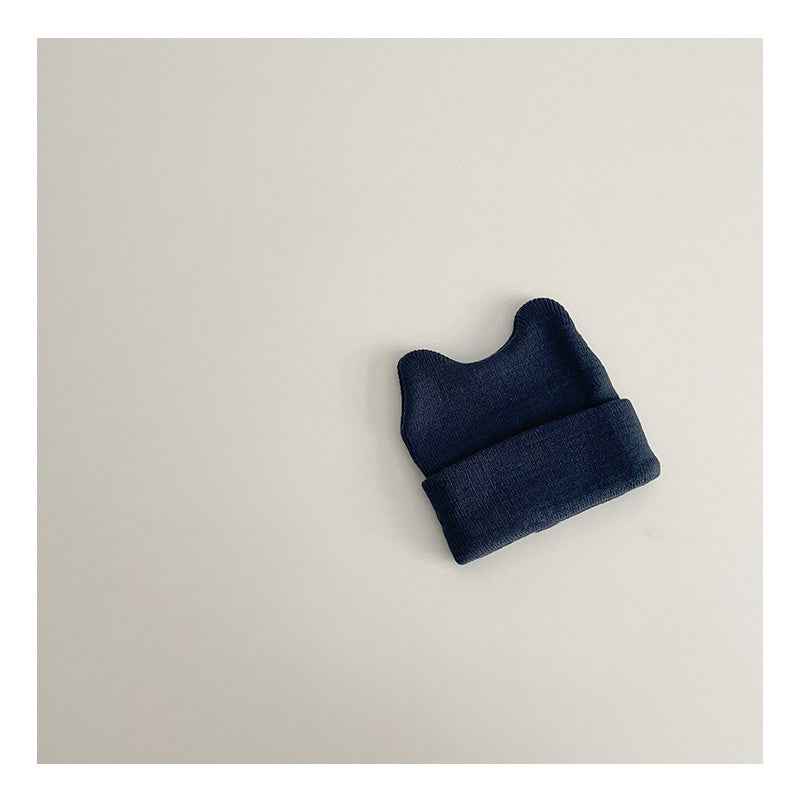 Children's Woolen Cap Knitted Pullover Cap