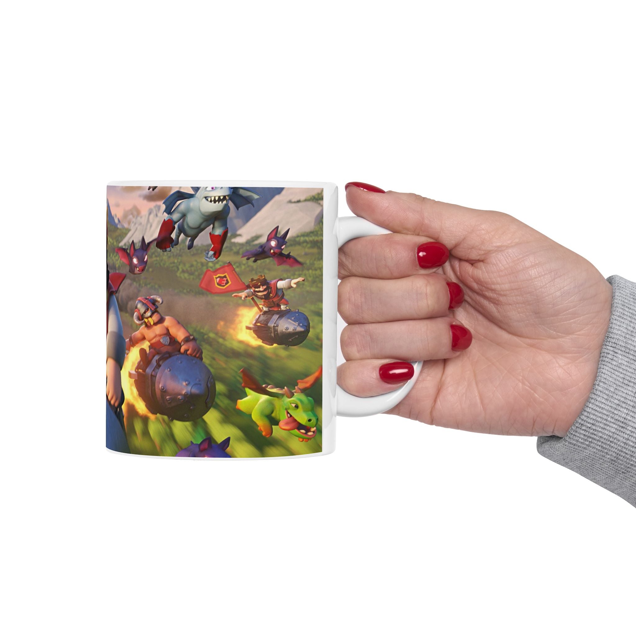 Clash Royale Character Wraparound Ceramic Mug 11oz