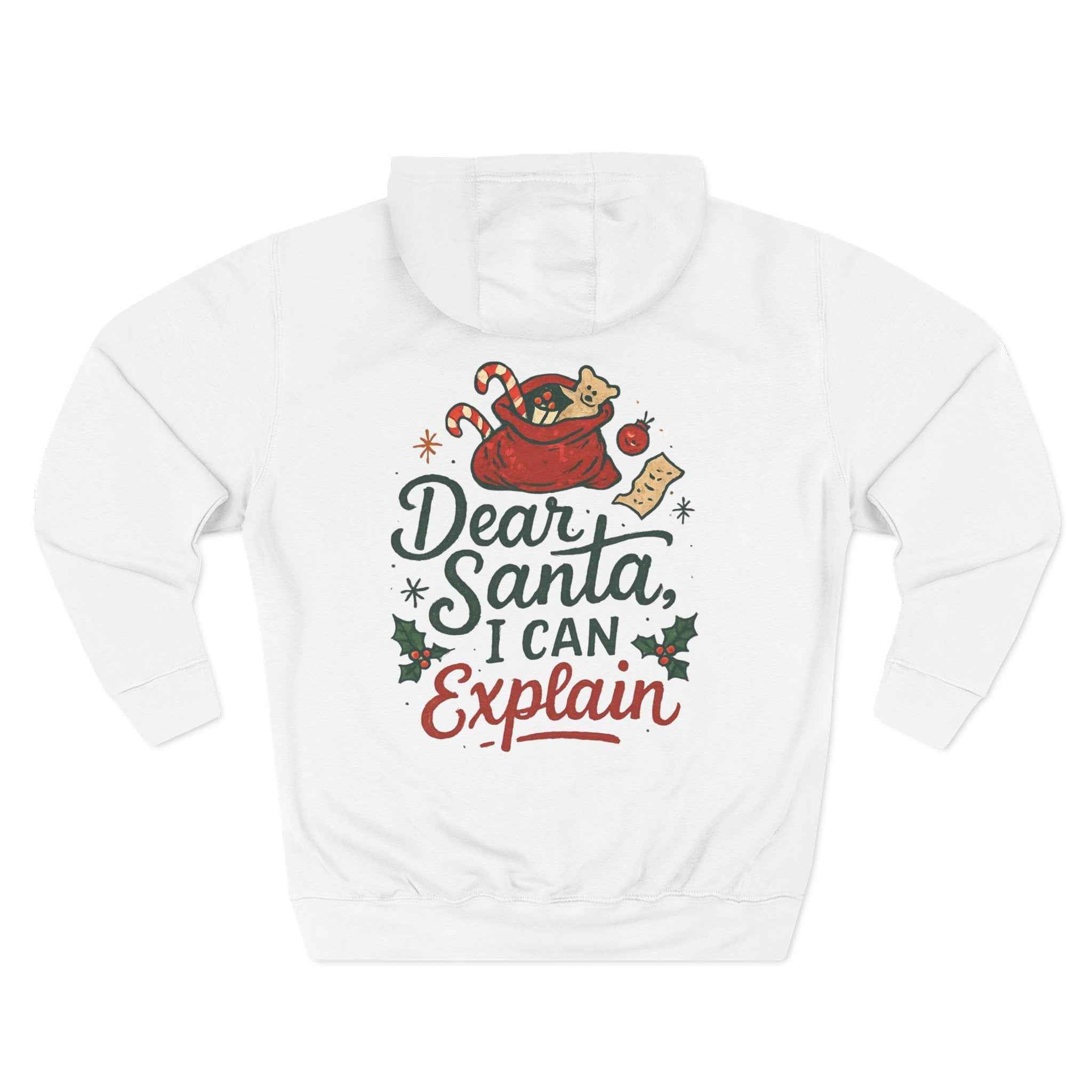 🎅 Dear Santa I Can Explain Funny Christmas Hoodie | Cute Holiday Sweatshirt