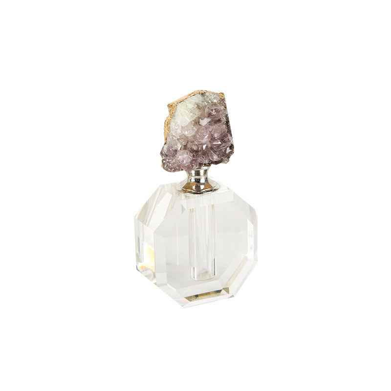 Fashion Electroplating Light Luxury Agate Perfume Bottle