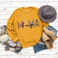 Female Cotton Printed Loose Fit Sweatshirt