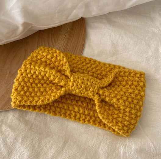 Wool Wide Brimmed Headband Hat Headwear Autumn And Winter Warm Headscarf