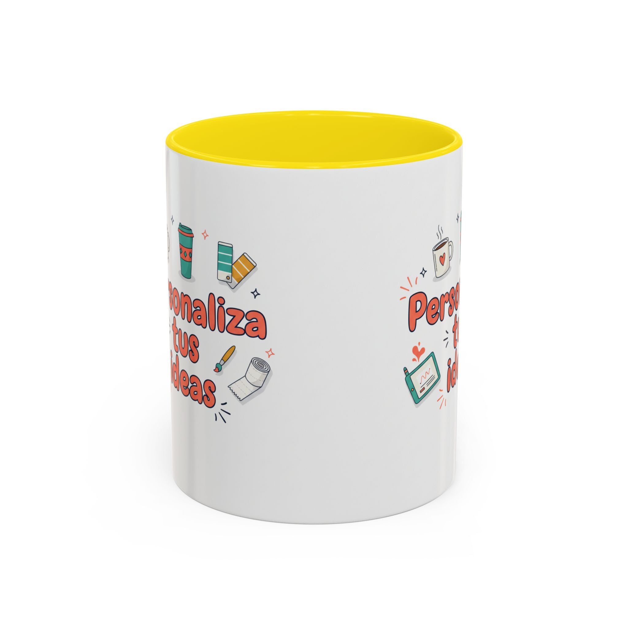 Personaliza tus ideas Coffee Mug — Customizable Accent Coffee Cup (11/15oz)