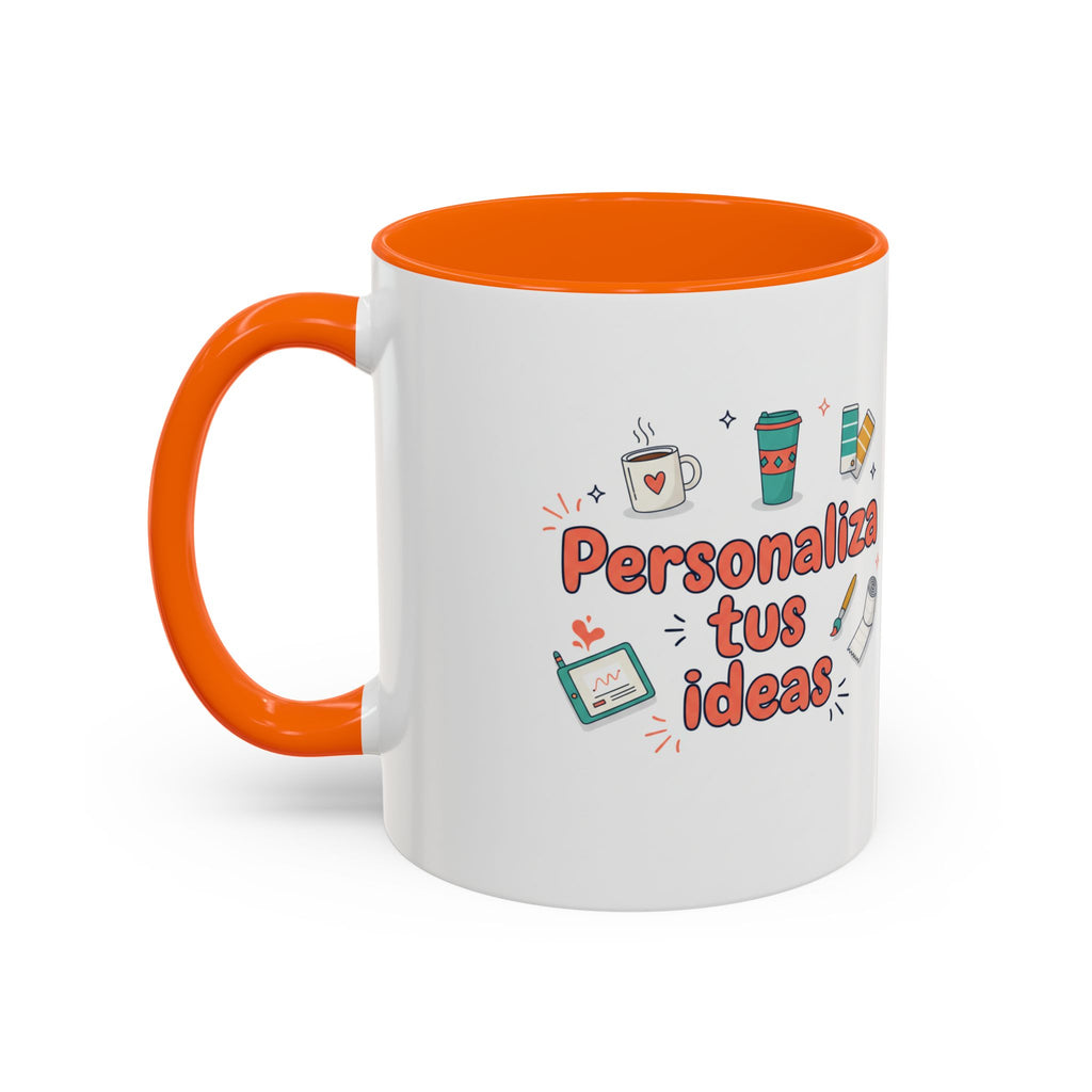 Personaliza tus ideas Coffee Mug — Customizable Accent Coffee Cup (11/15oz)