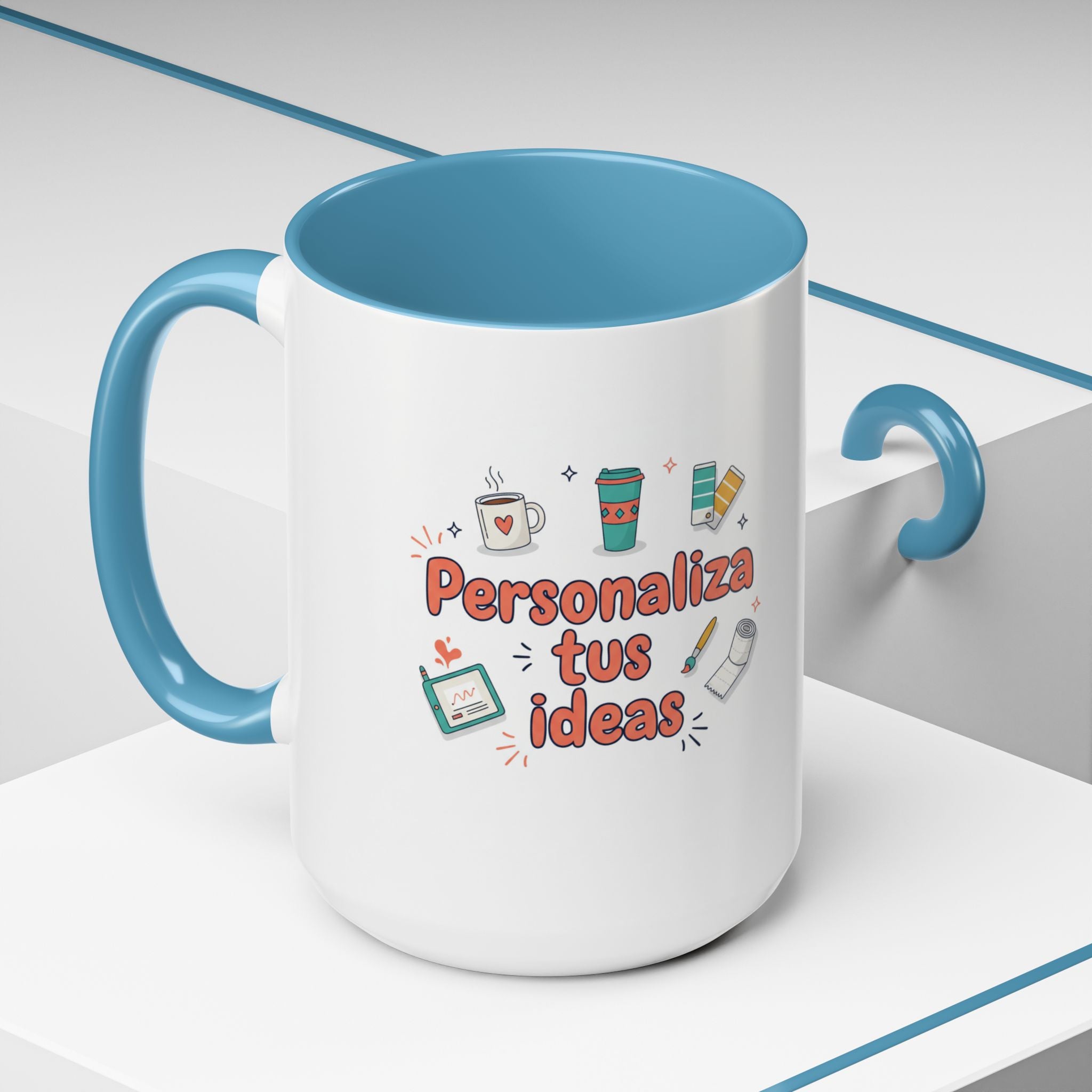 Personaliza tus ideas Coffee Mug — Customizable Accent Coffee Cup (11/15oz)