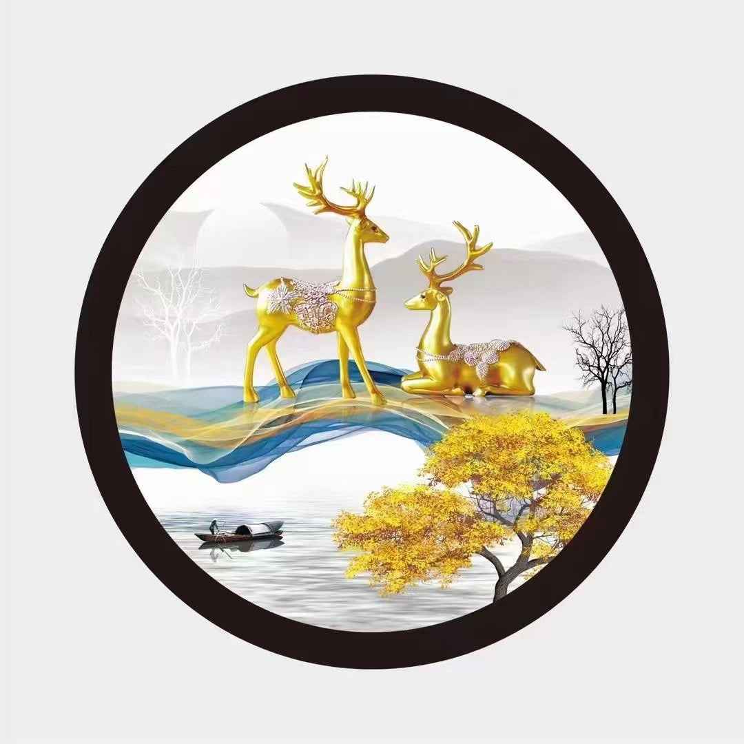 Led Wall Lamp New Chinese Style Wall Painting Simple Lamps