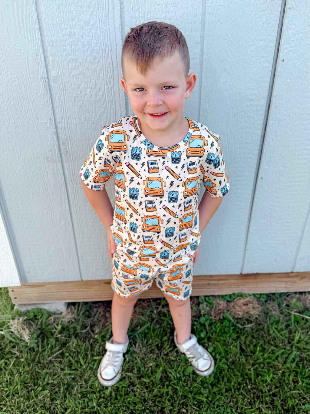 Boys School bus set