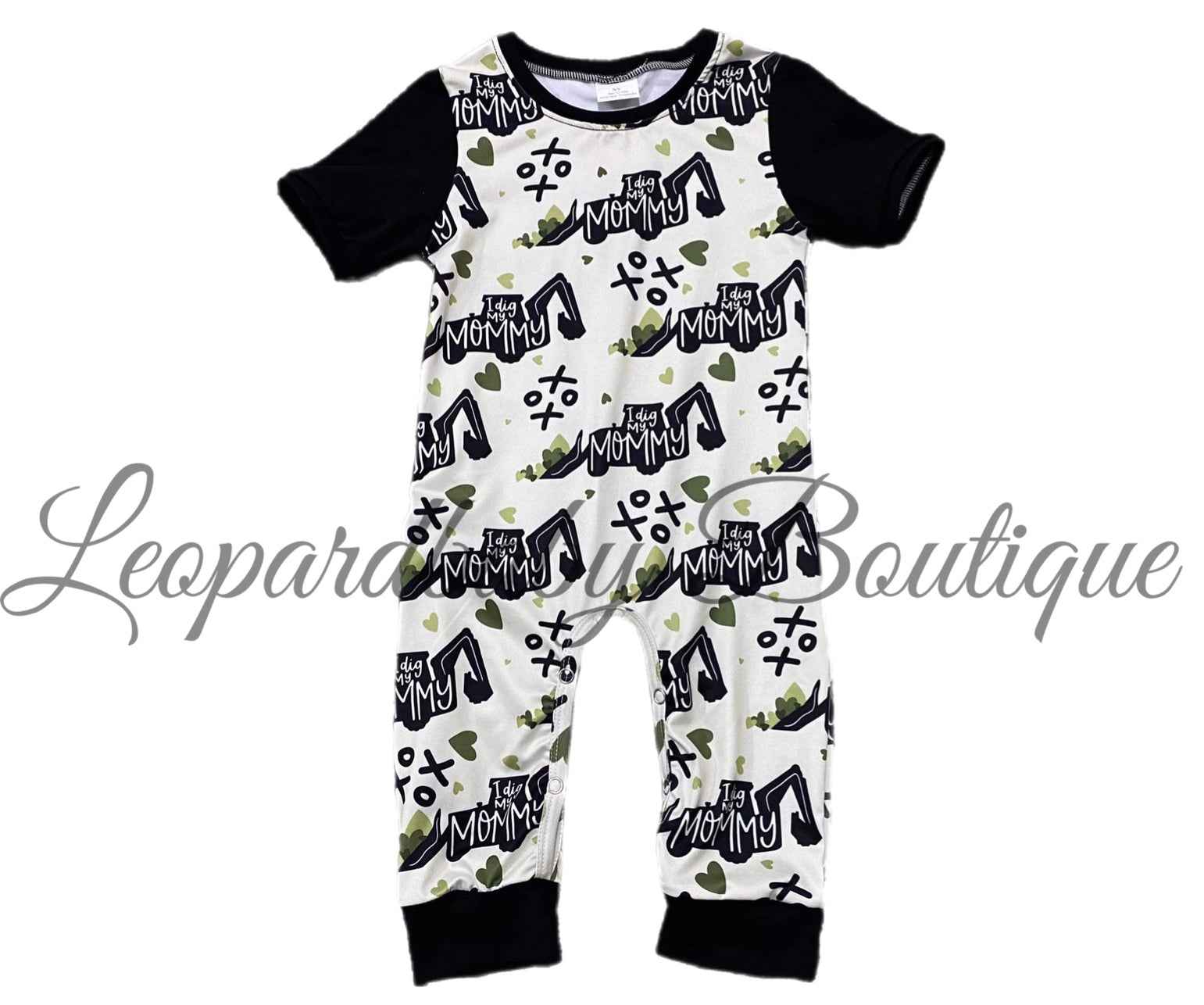 I dig my mommy boy romper