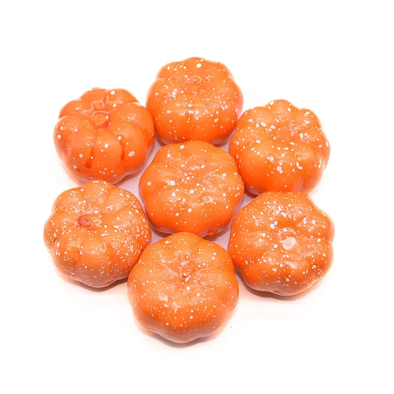 25Pcs Mini Artificial Pumpkin Fake Simulation Vegetabl Happy Halloween Decoration For Home Halloween Props DIY Crafts
