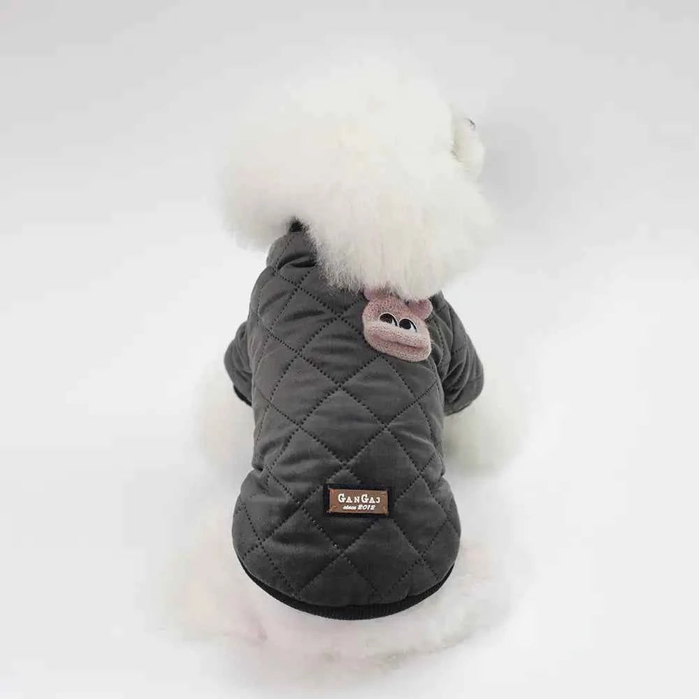 Plaid Jacket for Small Dogs - Autumn and Winter Wear