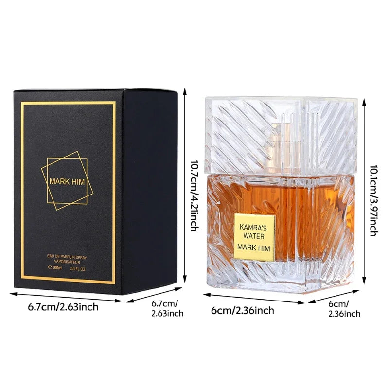 Strong Pheromone Woody Cologne Premium Arabian Unisex Fougère Fragrance Long Lasting Leather Notes Spray Exudes Confidence Charm