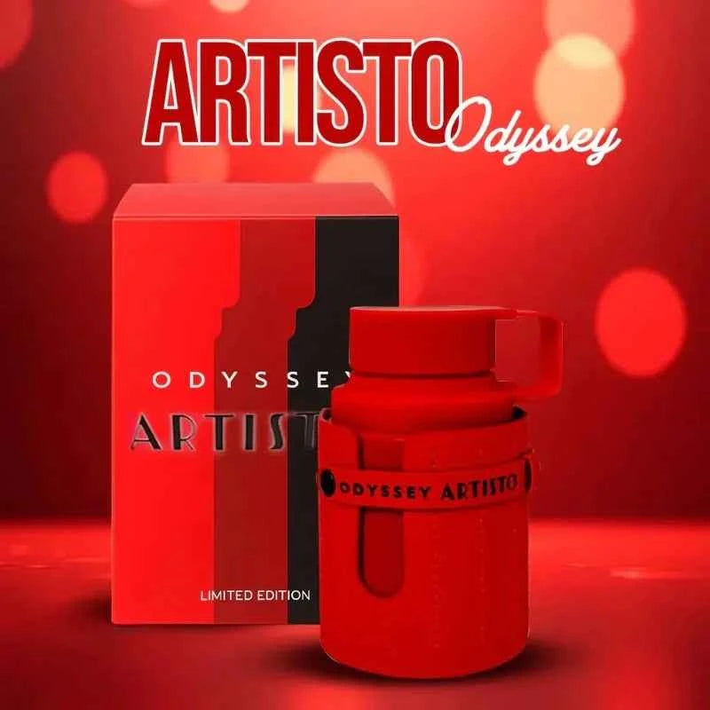 Armaf Odyssey Artisto Eau de Parfum Spray 3.4 Oz Premium Arabian Perfumes Lasting Woody Aromatic Unisex Pheromones Perfume 100ML
