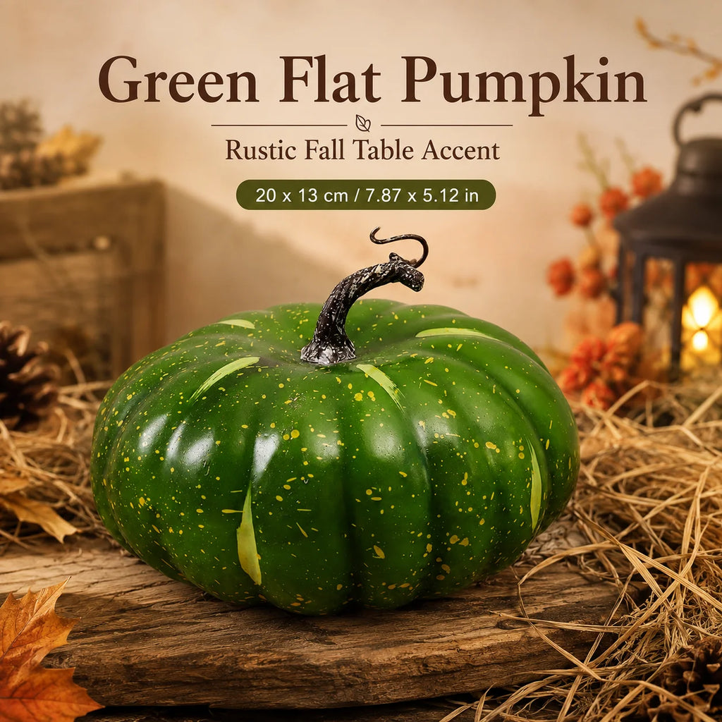 Artificial Foam Pumpkin Decoration Fake Pumpkin Model for Halloween Thanksgiving Christmas Party Table Photo Prop Home Decor