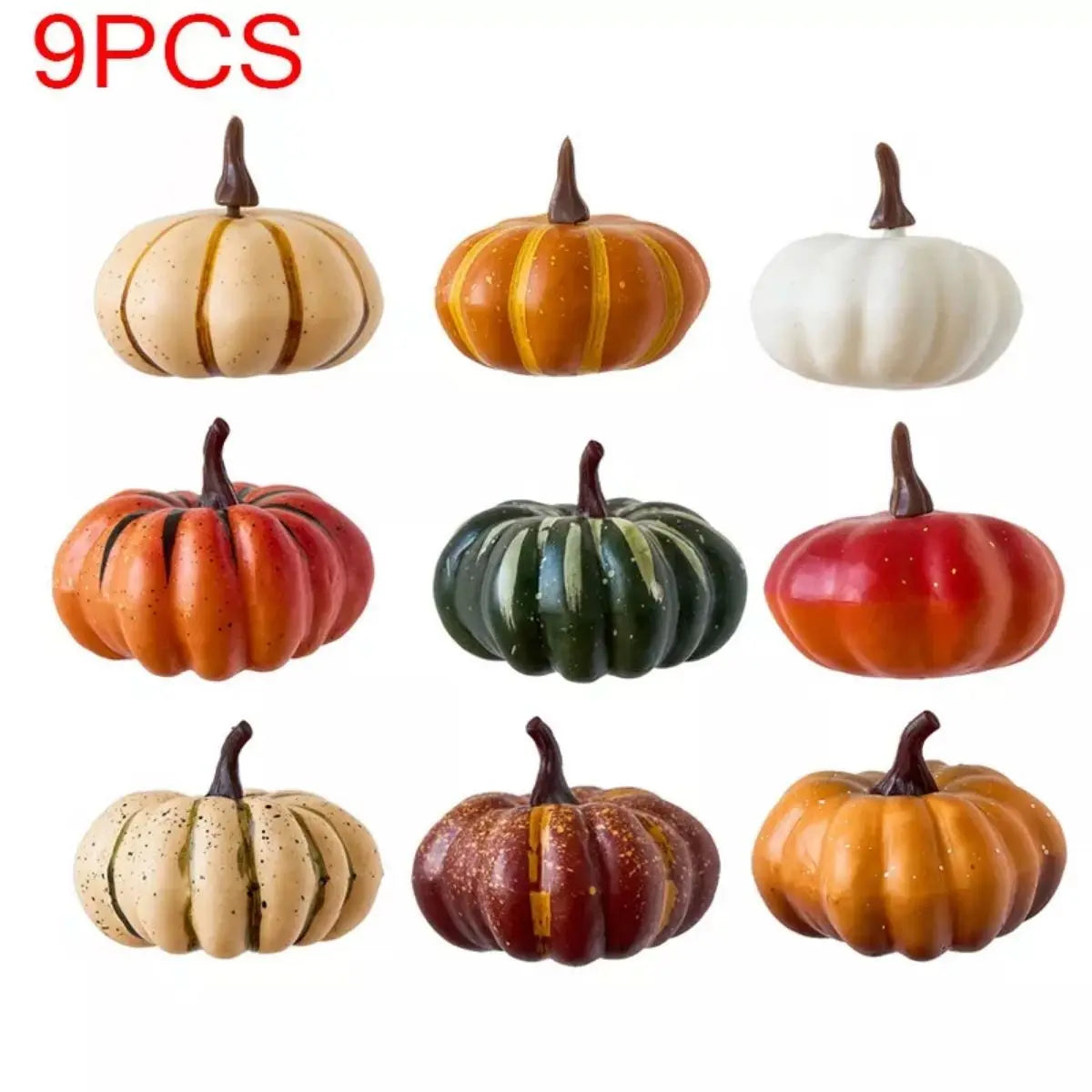 Artificial Pumpkin Fake Simulation Vegetable Thanksgiving Decoration Halloween Party Props DIY Crafts