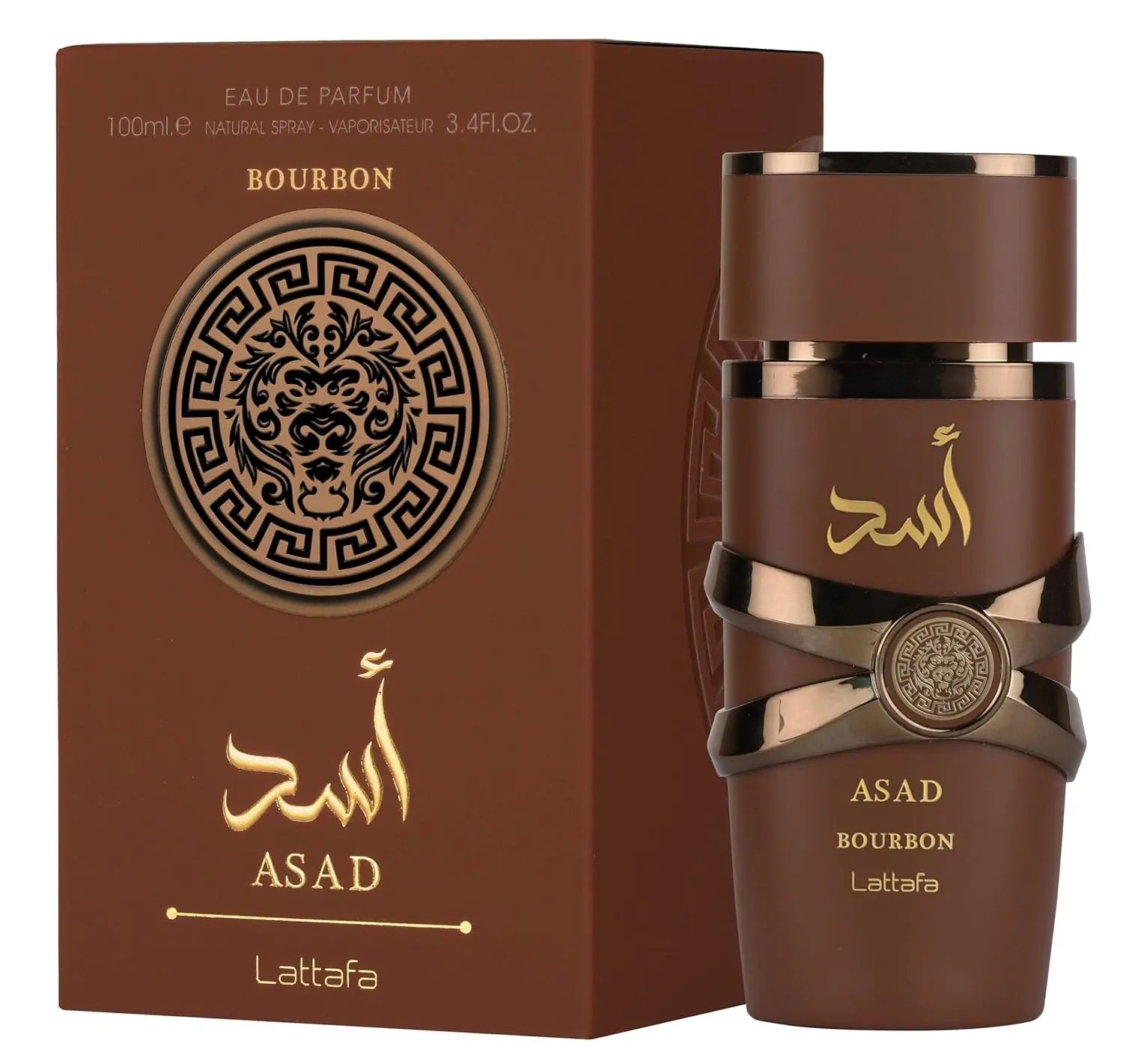 Lattafa Perfumes Asad for Unisex Eau de Parfum Spray 3.4 Ounce