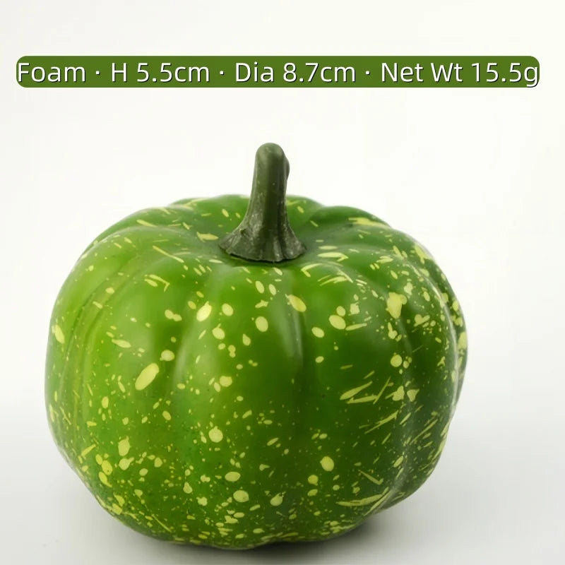 Artificial Foam Pumpkin Simulation Fake Vegetable Model Halloween Farm Park Festival Landscape Ornament Photo Shoot Props
