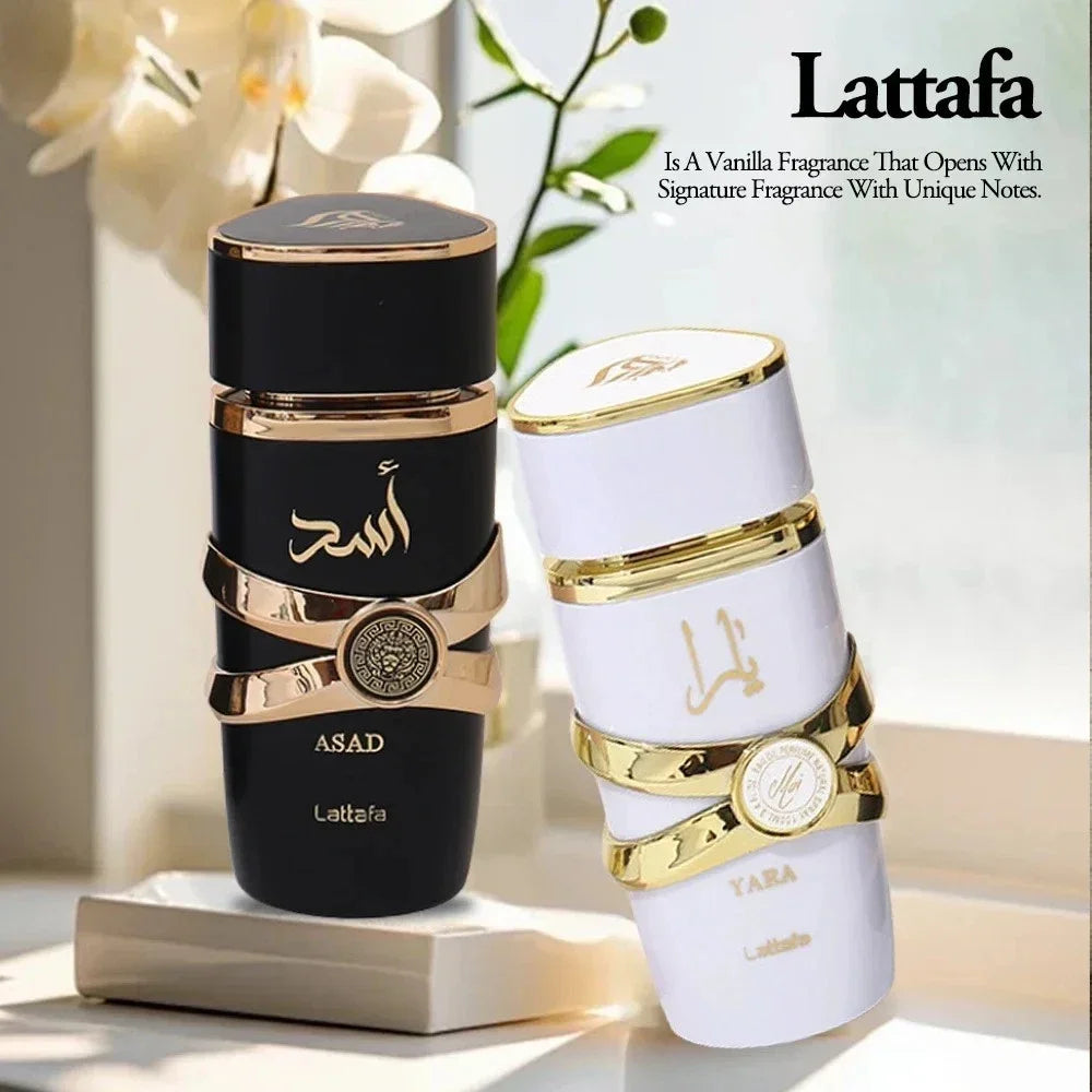 Lattafara 100ml Eau De Spray, Long-Lasting Floral Scent, Elegant Floral Fragrance, Alcohol Matrix, EDP, gift sets for women