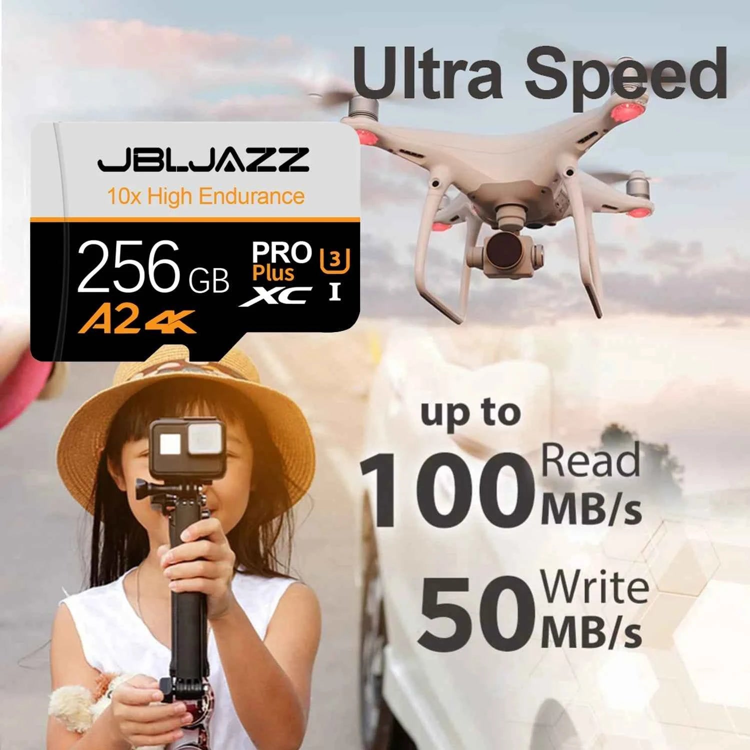 Micro TF SD Card 1TB High Speed Cartao De Memoria 512GB 256GB 128GB 64GB Class 10 U3 V30 TF Flash Cards For Phone Camera Drone