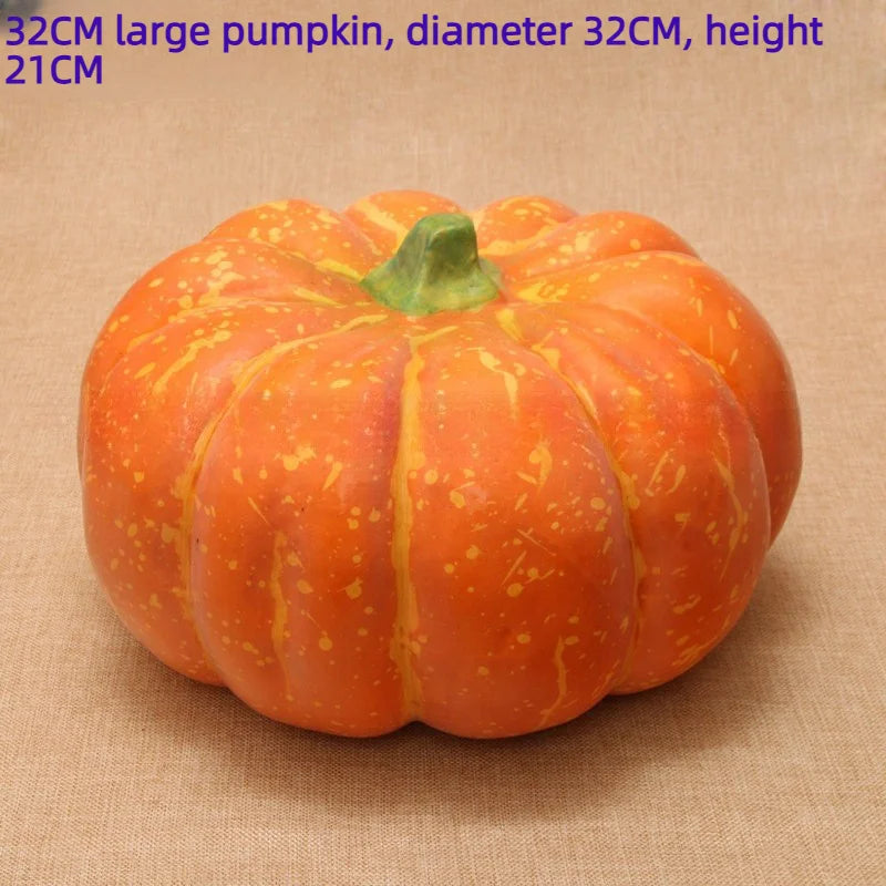 Artificial Vegetable Pumpkins, Kitchen Cabinet, Home Decoration, Photography Props, Big Pumpkin, Cabinet, 32cm
