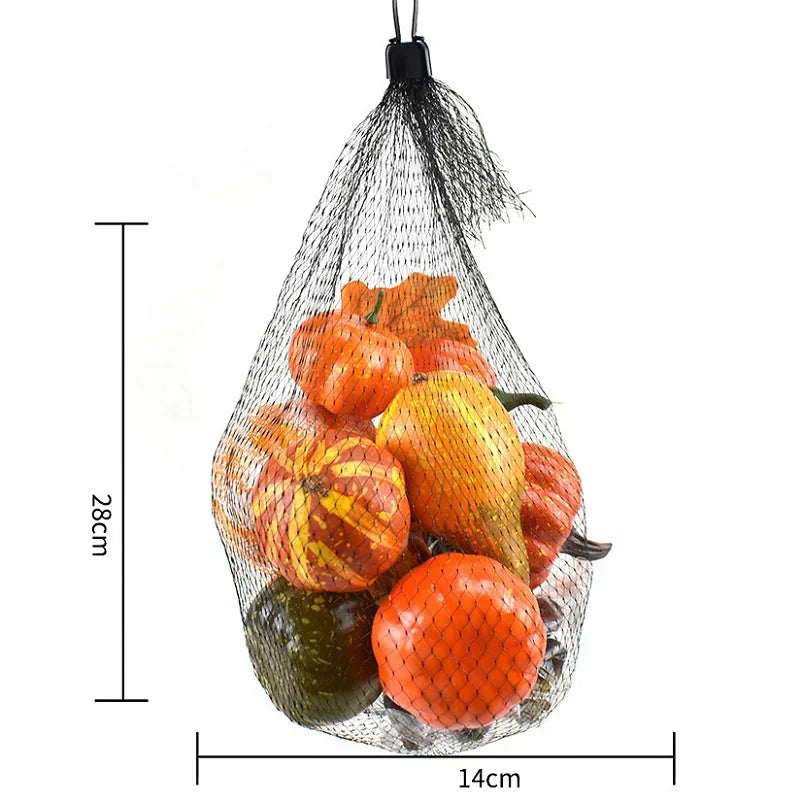 Mini Artificial Halloween Pumpkin Decor Simulation Vegetable DIY Craft Halloween Home Party Decoration Props Farmhouse Harvest