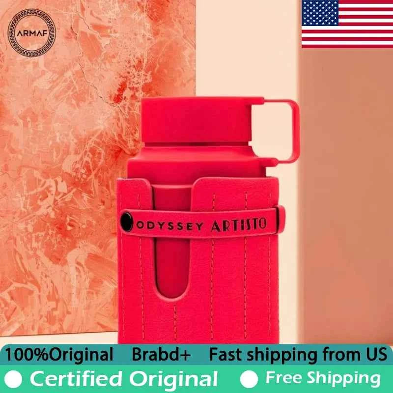Armaf Odyssey Artisto Eau de Parfum Spray 3.4 Oz Premium Arabian Perfumes Lasting Woody Aromatic Unisex Pheromones Perfume 100ML