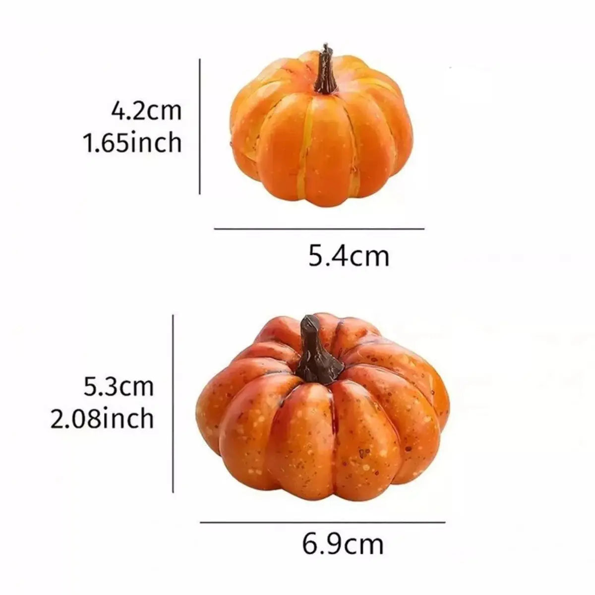 Artificial Pumpkin Fake Simulation Vegetable Thanksgiving Decoration Halloween Party Props DIY Crafts