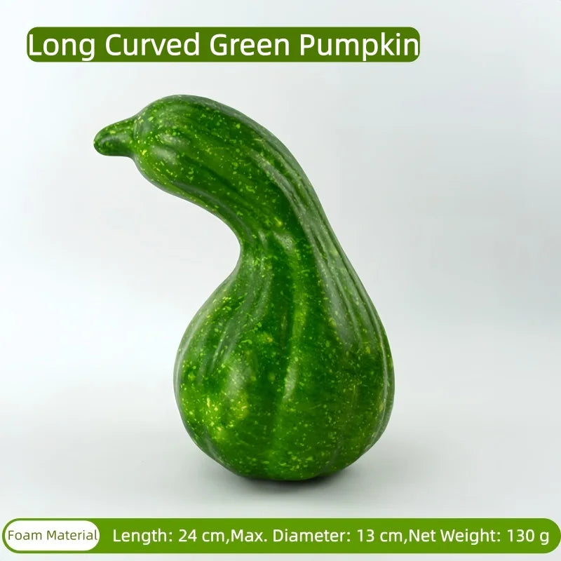 Artificial Foam Pumpkin Simulation Fake Vegetable Model Halloween Farm Park Festival Landscape Ornament Photo Shoot Props