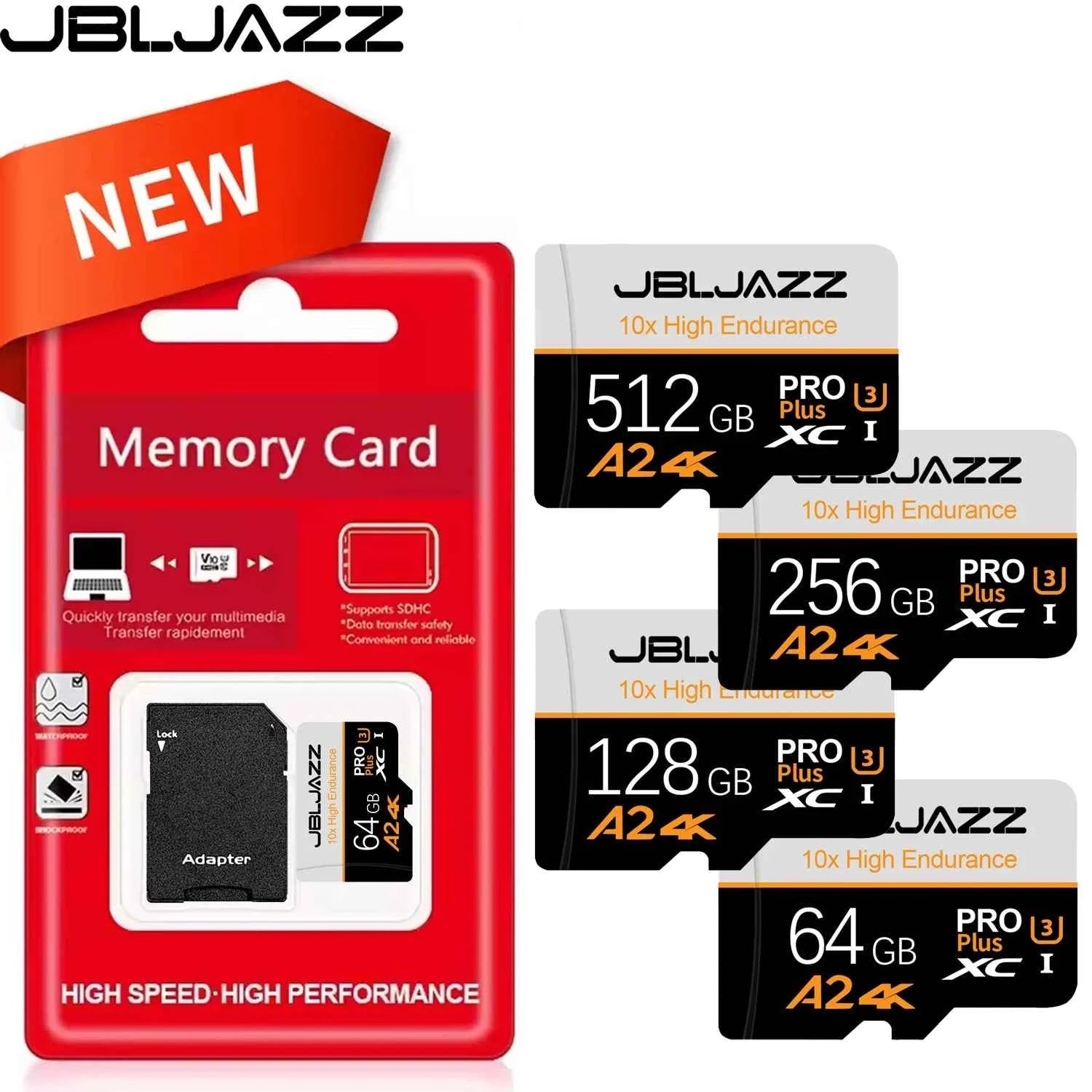 Micro TF SD Card 1TB High Speed Cartao De Memoria 512GB 256GB 128GB 64GB Class 10 U3 V30 TF Flash Cards For Phone Camera Drone