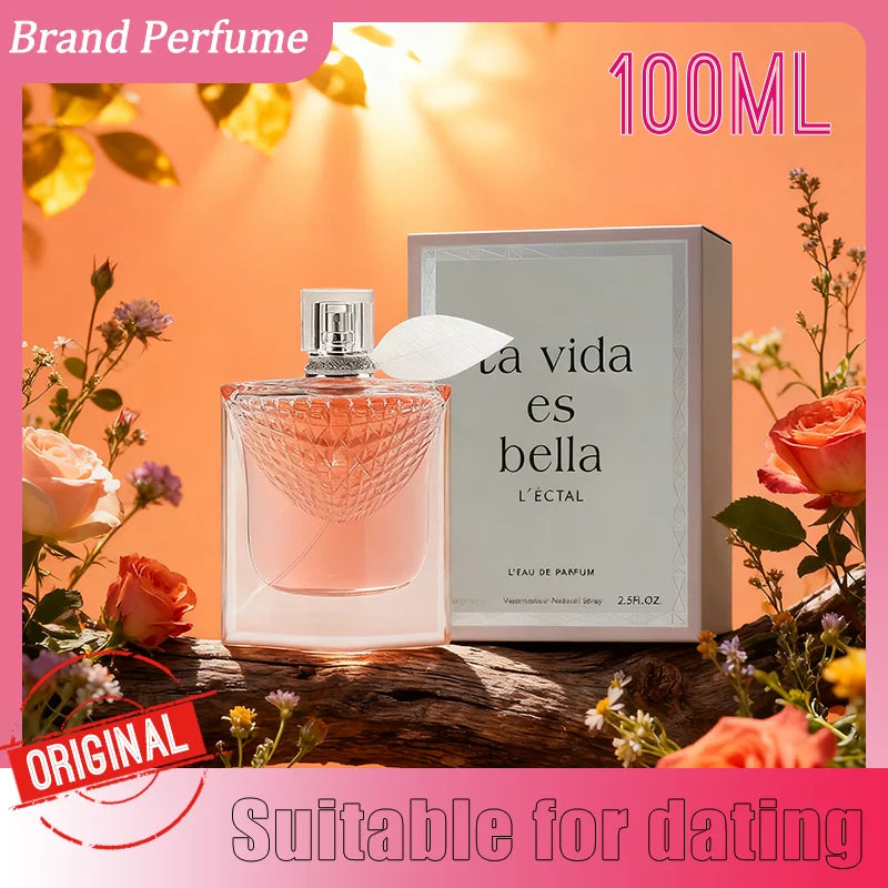 75ML High Quality Brand Perfume Long Lasting Fragrance Sweet and elegant floral and fruity fragrance Suitable for dating