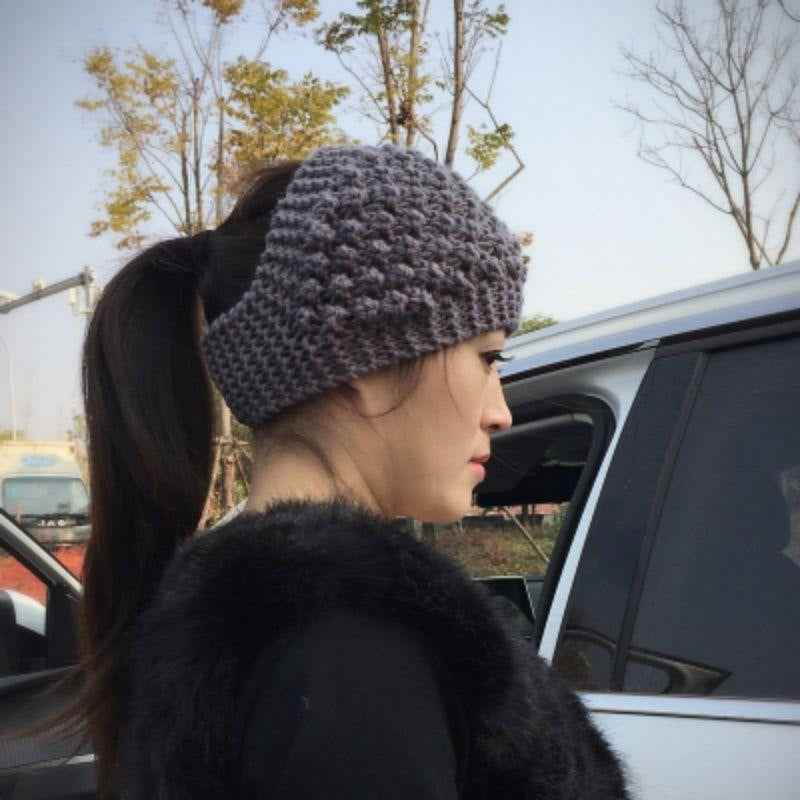 Wool Wide Brimmed Headband Hat Headwear Autumn And Winter Warm Headscarf