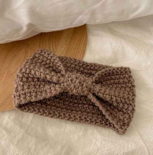 Wool Wide Brimmed Headband Hat Headwear Autumn And Winter Warm Headscarf