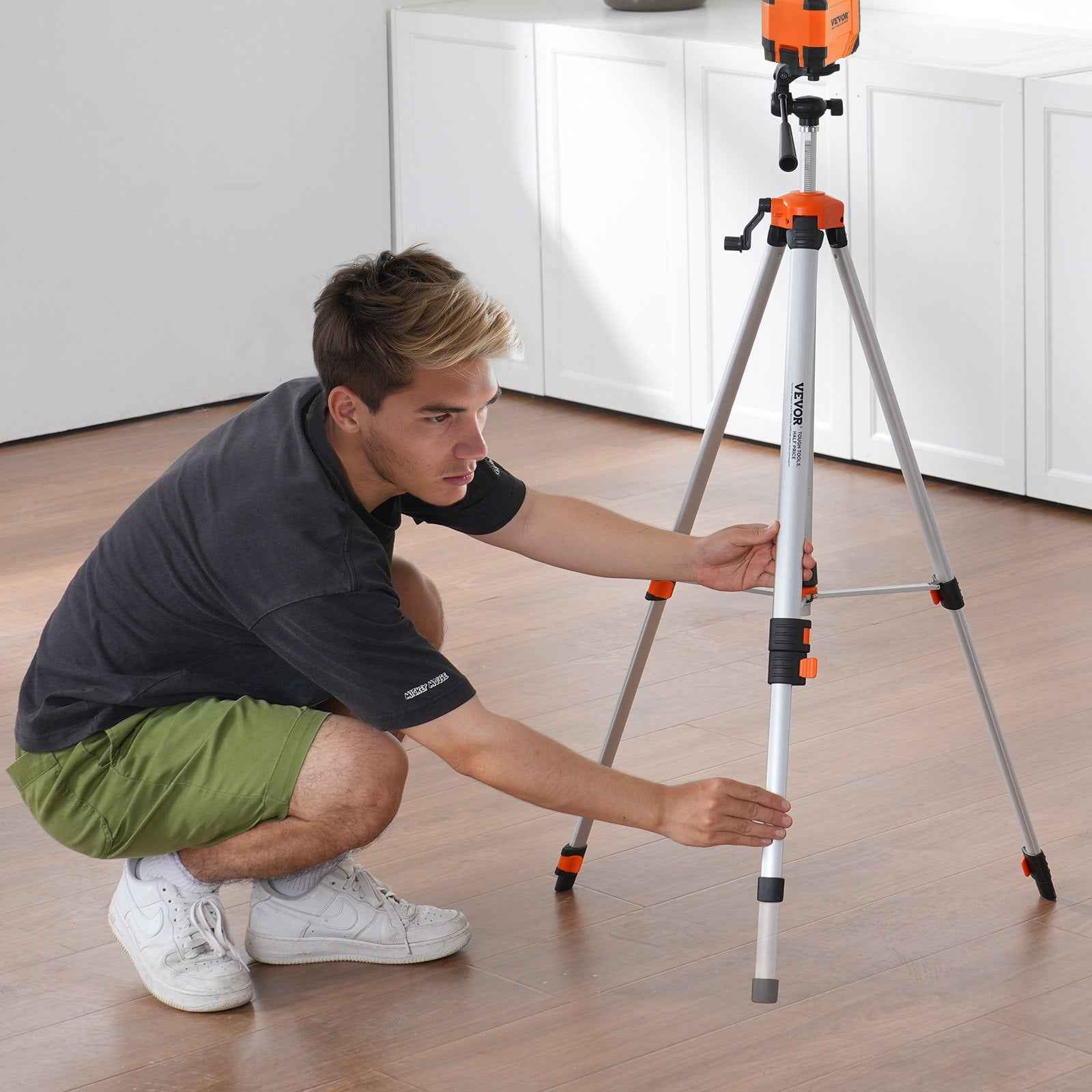 Laser Level Tripod  X 20 Thread 27.36-68.11 Inch Height Adjustment