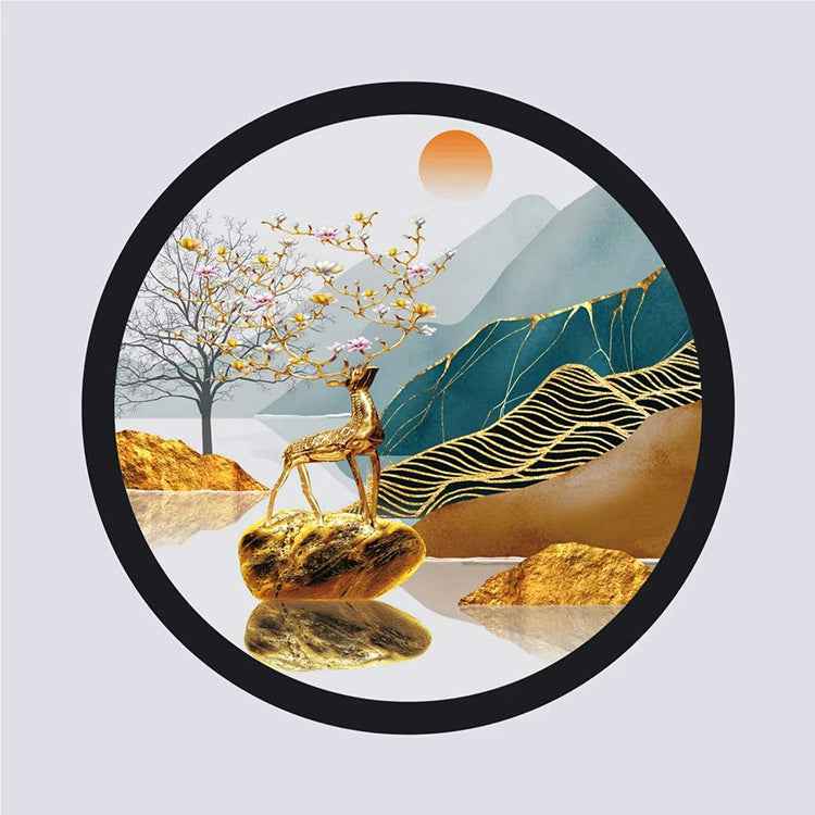 Led Wall Lamp New Chinese Style Wall Painting Simple Lamps