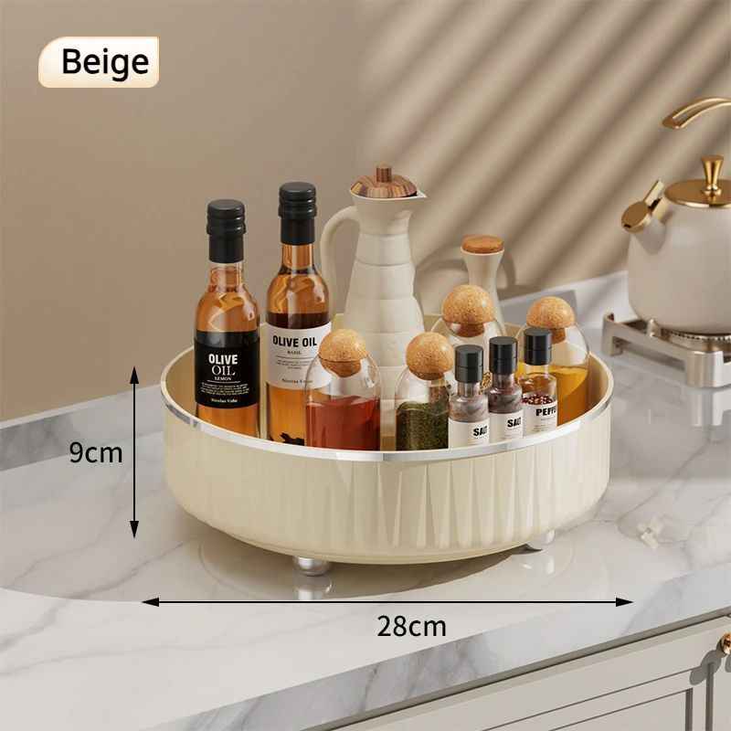 Rotating Cosmetic Organizer Light Luxury Perfume Skincare Organizer Transparent Makeup Storage Tray For Jewelry Aromatherapy