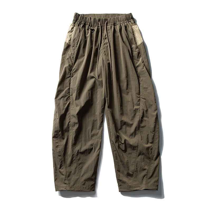 Fleece-Lined Quick-Dry Paratrooper Cargo Pants Water-Repellent Outdoor Joggers
