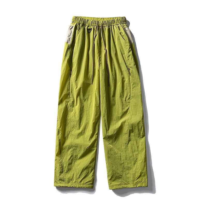 Fleece-Lined Quick-Dry Paratrooper Cargo Pants Water-Repellent Outdoor Joggers