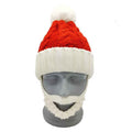 Christmas Red White Cap Woolen Cap
