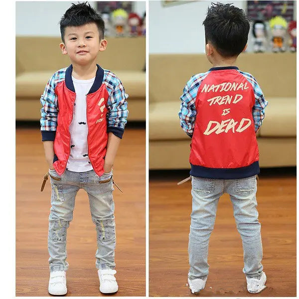 Boys' Stretch Slim Fit Light Blue Denim Jeans