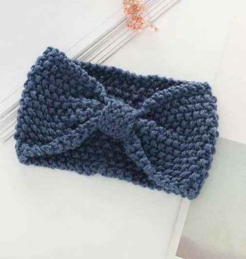 Wool Wide Brimmed Headband Hat Headwear Autumn And Winter Warm Headscarf